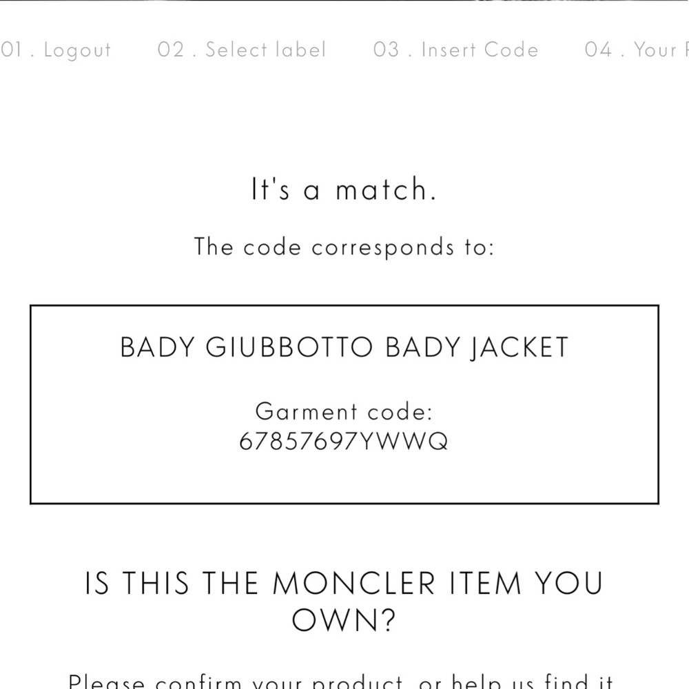 Moncler Bady Giubotto Light Blue Down/Puffer Jacket - Picture 4 of 6